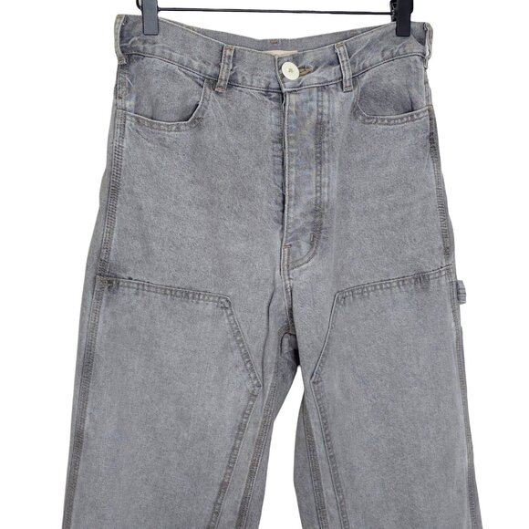 Jesse‎ Kamm Handy Pant Smokey Gray Patchfront Denim Size 8 - Picture 5 of 9